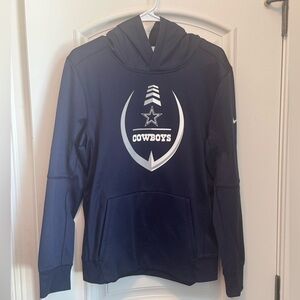 Dallas Cowboys Youth Navy Nike Performance Pullover Hoodie Sweatshirt NWT